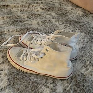 COPY - White High Tops Converse Size Woman’s 10, Mens 8
